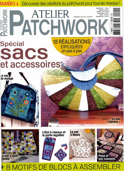 Atelier Patchwork №4 Avril-Mai-Juin 2012